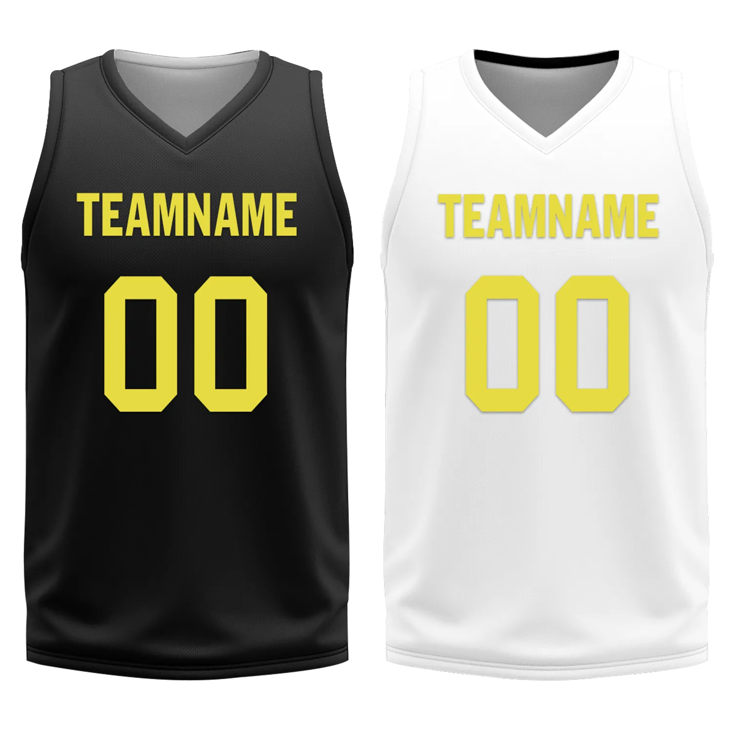 Custom Black White Classic Style Reversible Basketball Uniform Personalized BBJR-D017048