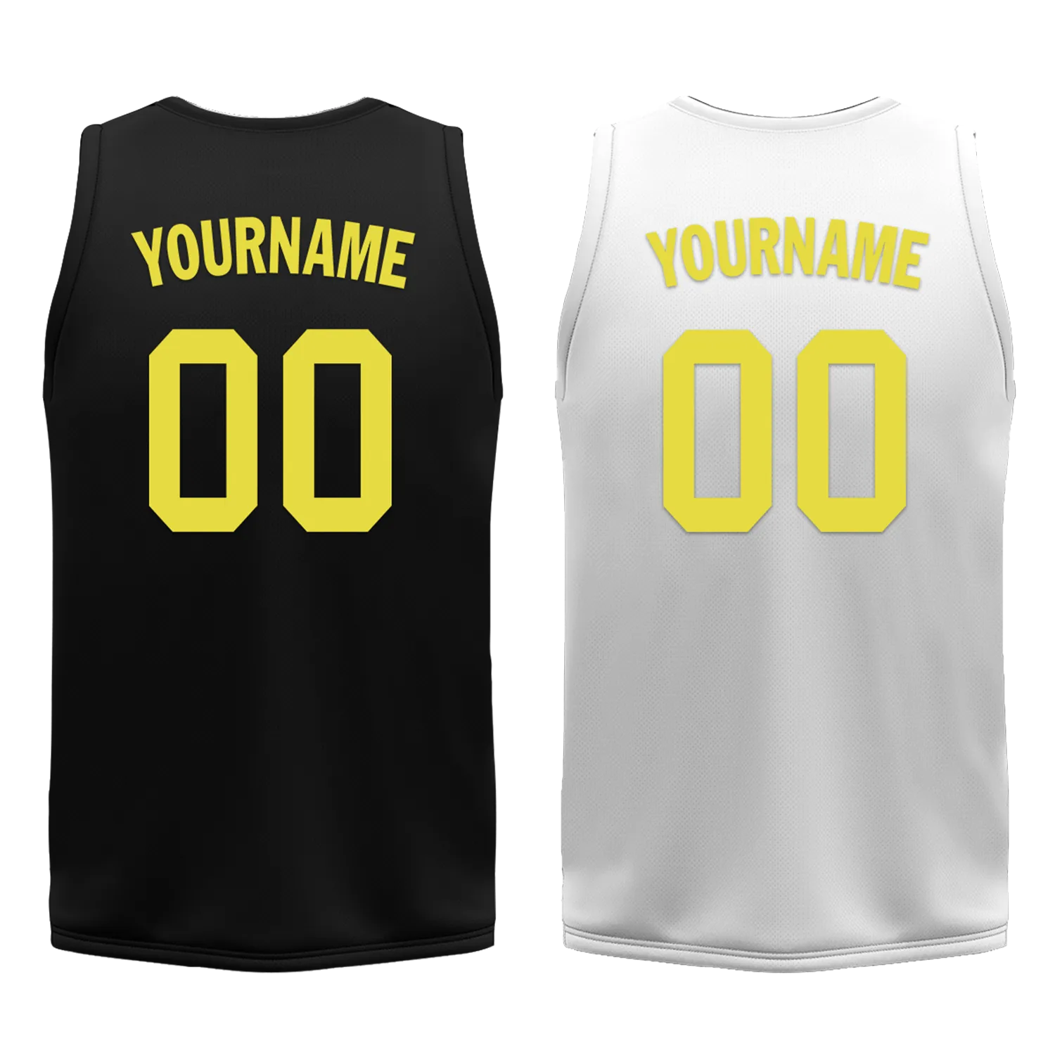 Custom Black White Classic Style Reversible Basketball Uniform Personalized BBJR-D017048