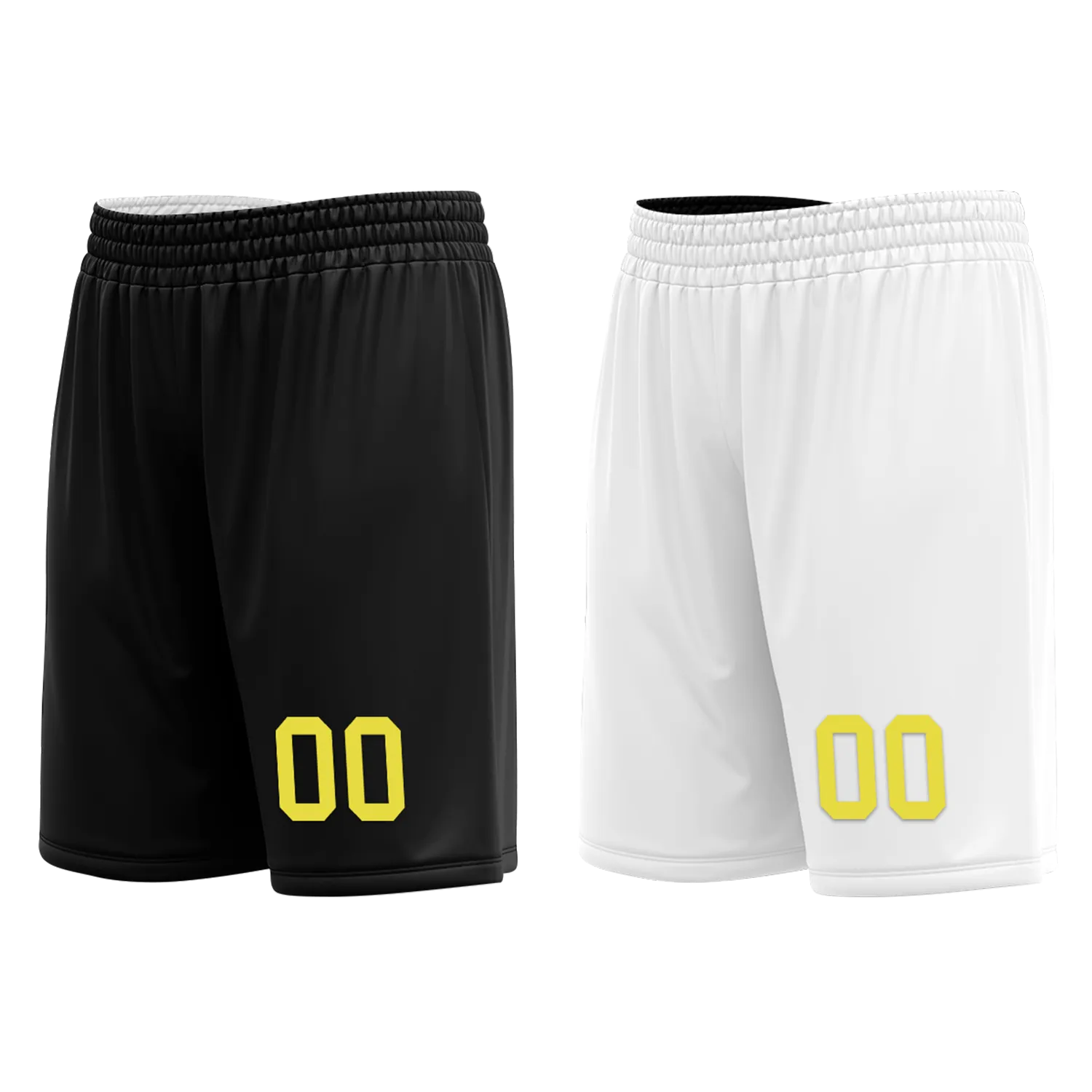 Custom Black White Classic Style Reversible Basketball Uniform Personalized BBJR-D017048