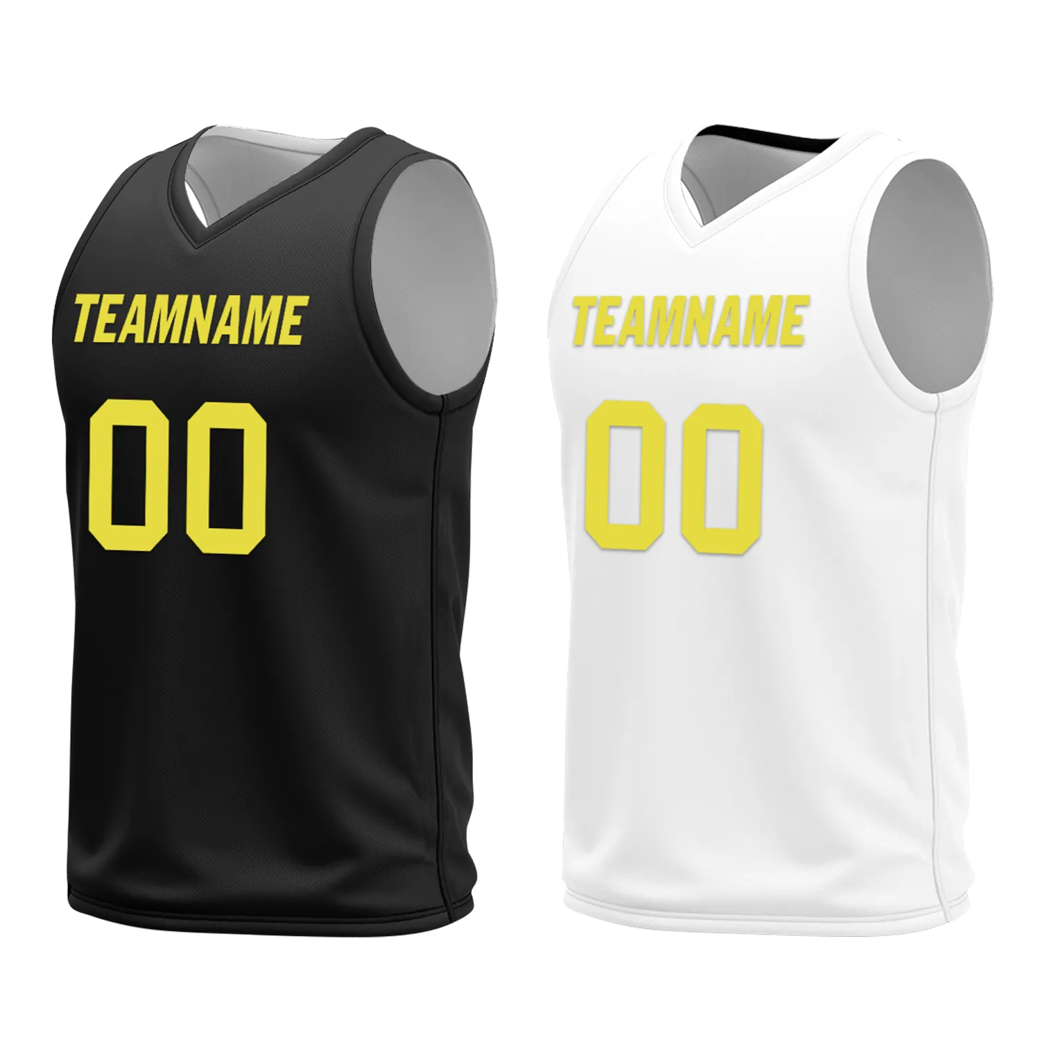 Custom Black White Classic Style Reversible Basketball Uniform Personalized BBJR-D017048