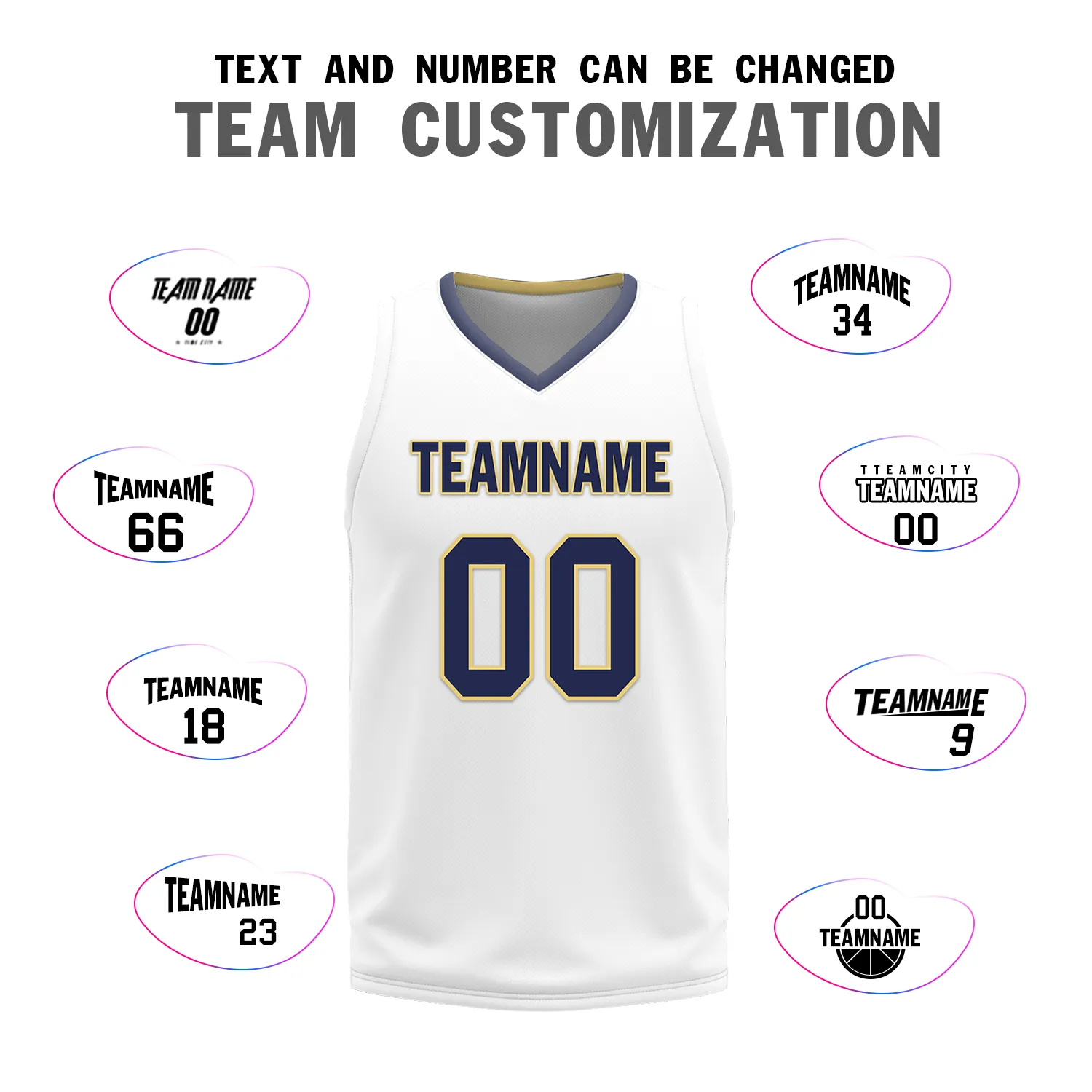 Custom Blue White Classic Style Reversible Basketball Uniform Personalized BBJR-D017050