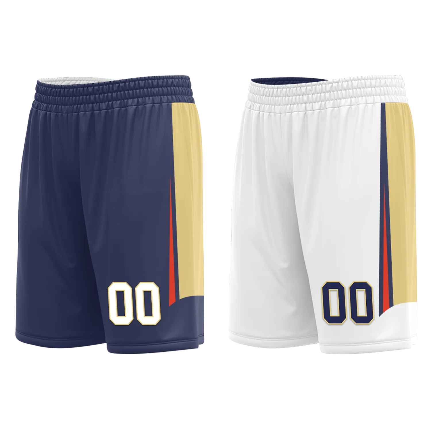 Custom Blue White Classic Style Reversible Basketball Uniform Personalized BBJR-D017050