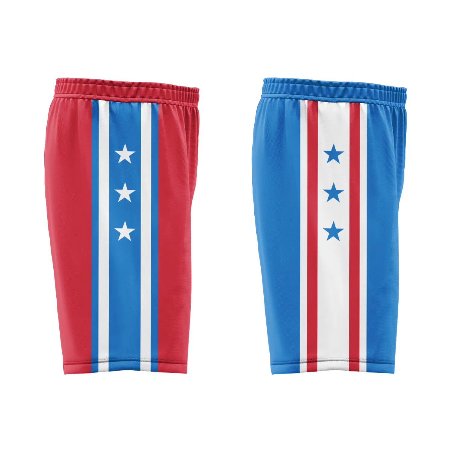 Custom Red Blue Classic Style Reversible Basketball Uniform Personalized BBJR-D017022