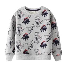 Full Sleeve Dino Boys Sweatshirt
