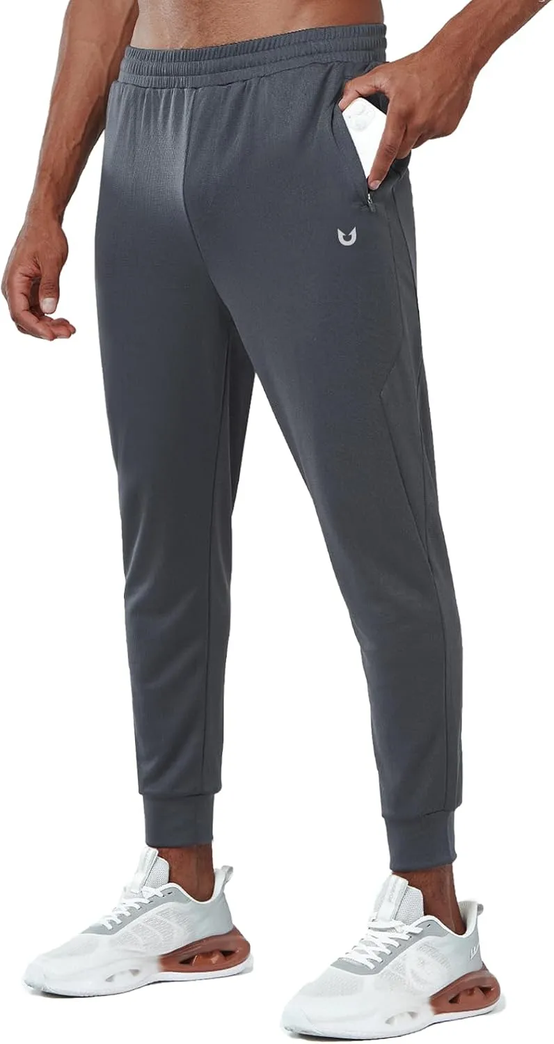 NORTHYARD Men's Athletic Running Joggers Lightweight Workout Gym Pants Jogging Pants Mesh Sweatpants