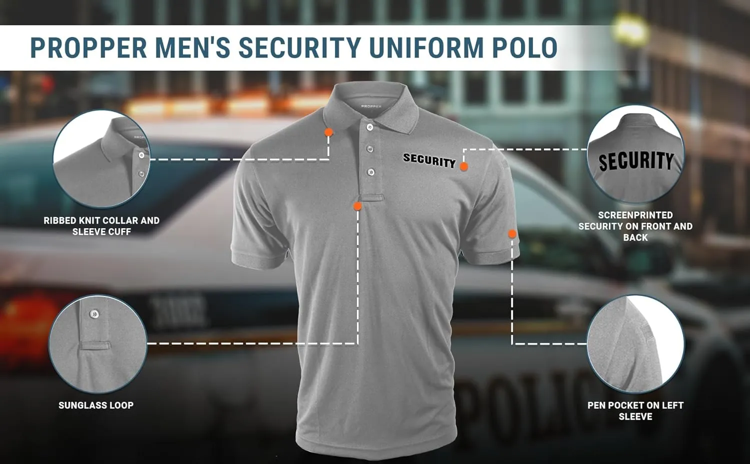 Propper Short Sleeve Security Uniform Polo Shirt